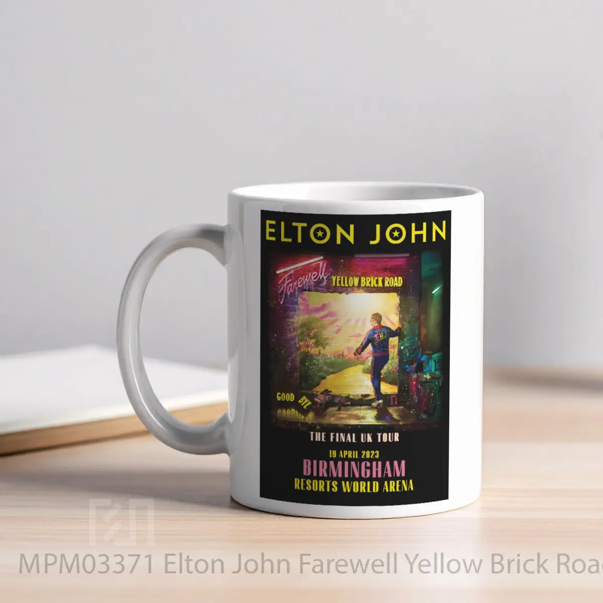 Mug Elton John Farewell Yellow Brick Road Uk Tour 2023 2 MPM03371 - All-side / Desain