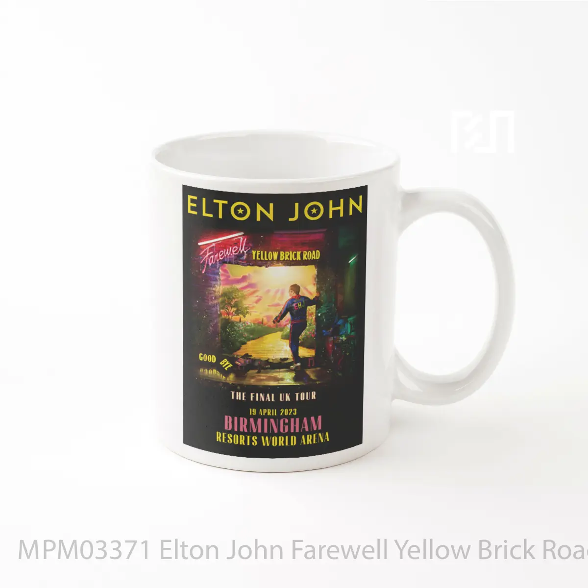 Mug Elton John Farewell Yellow Brick Road Uk Tour 2023 2 MPM03371