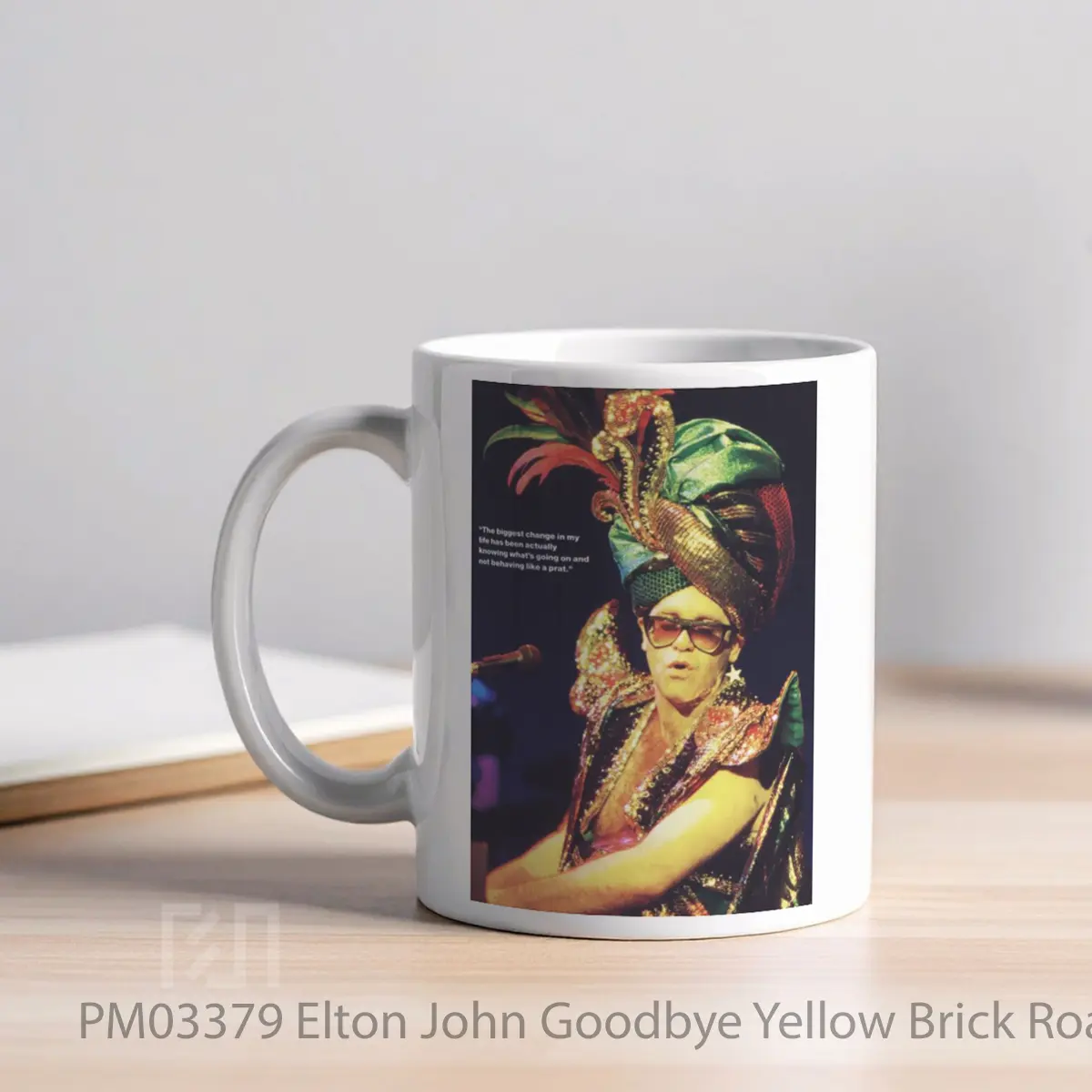 Mug Elton John Goodbye Yellow Brick Road MPM03379 - All-side / Desain