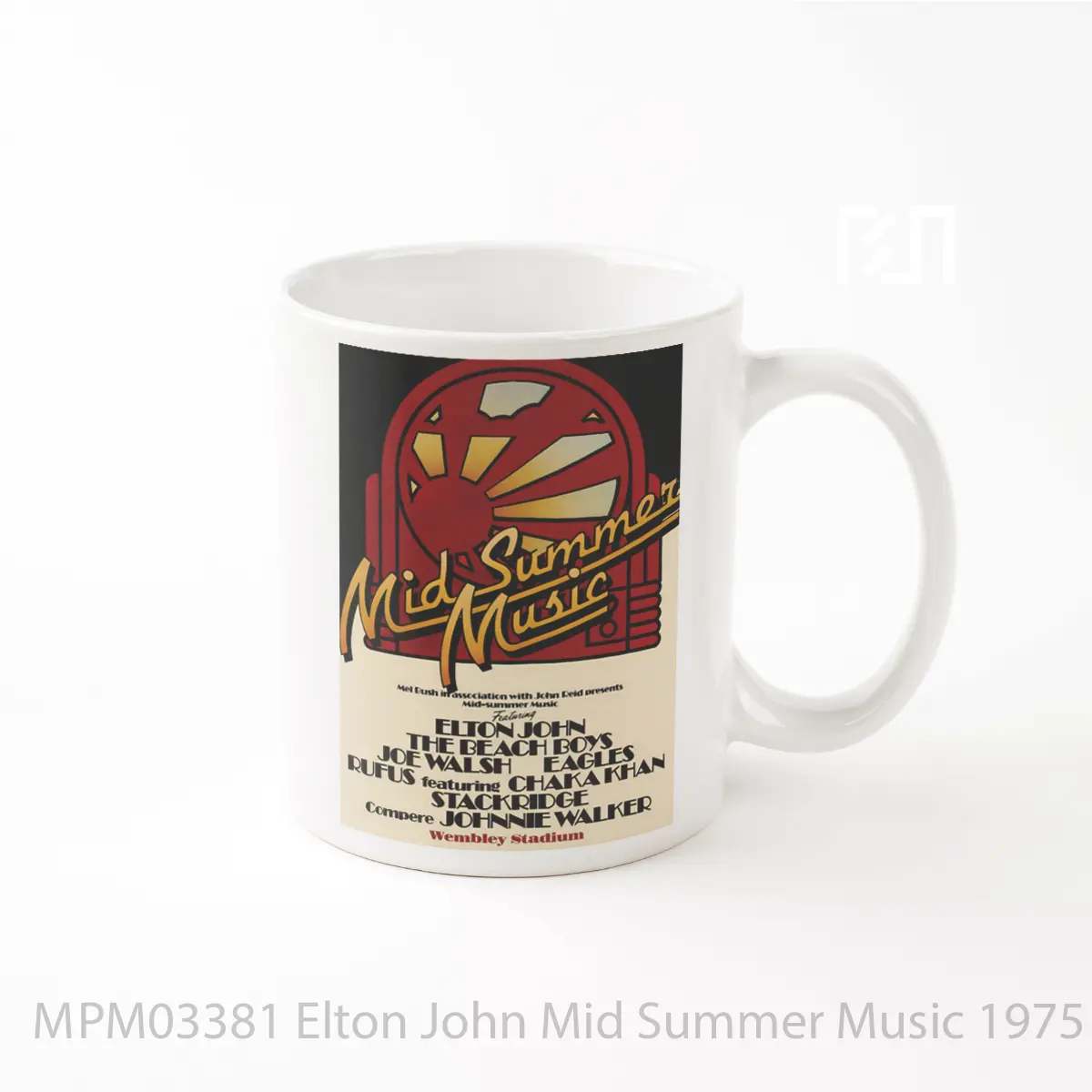 Mug Elton John Mid Summer Music 1975 London Wembley MPM03381