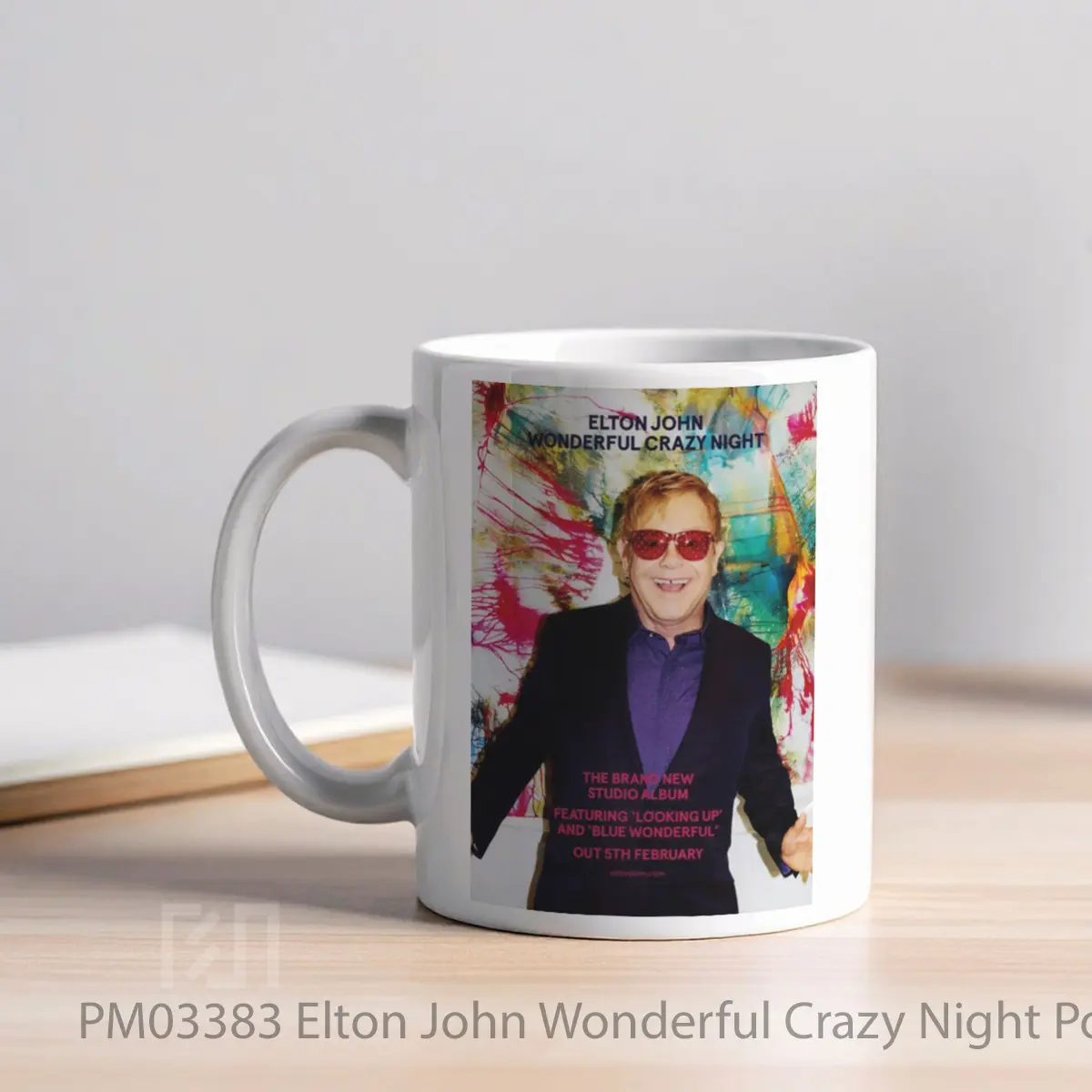 Mug Elton John Wonderful Crazy Night MPM03383 - All-side / Desain