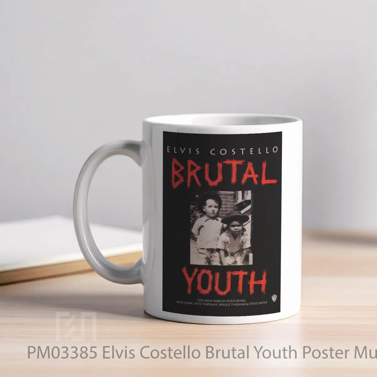 Mug Elvis Costello Brutal Youth MPM03385 - All-side / Desain