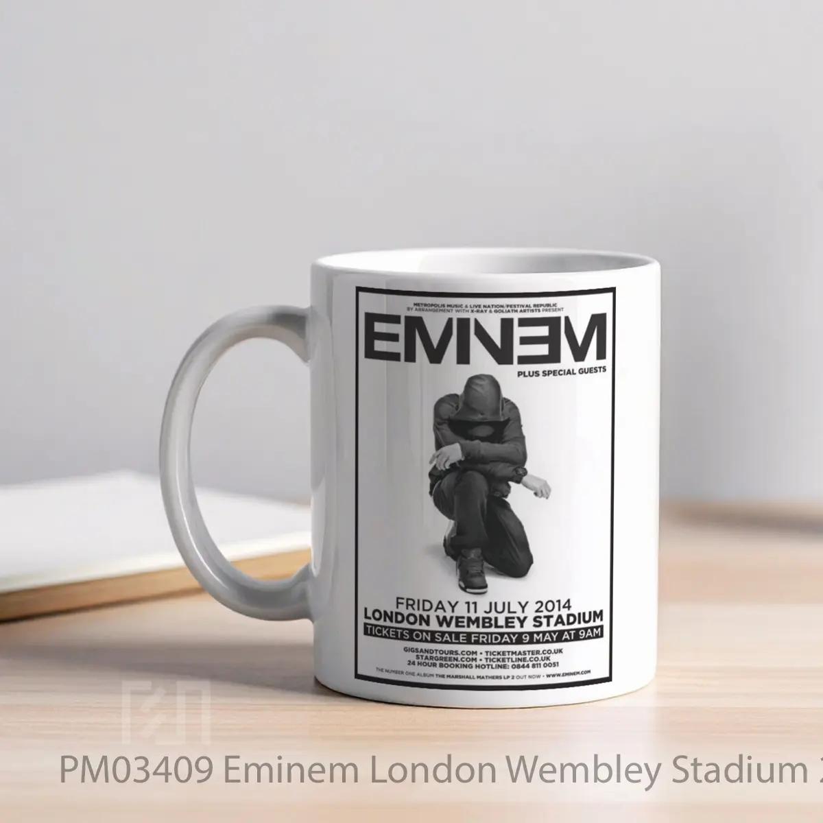 Mug Eminem London Wembley Stadium 2014 MPM03409 - All-side / Desain