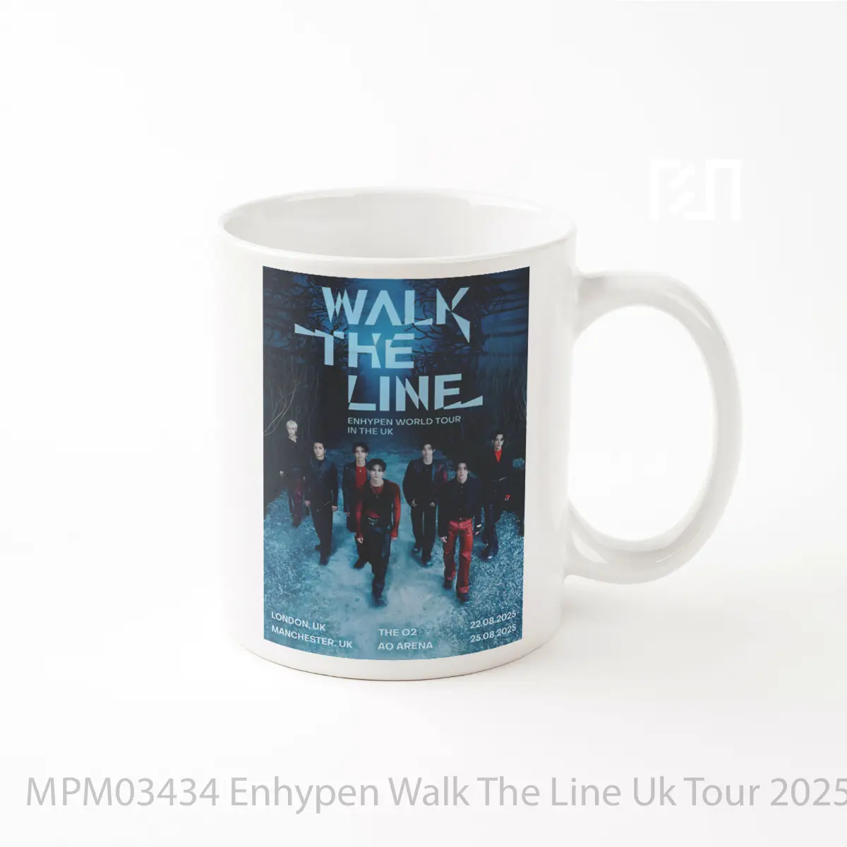 Mug Enhypen Walk The Line Uk Tour 2025 London Manchester MPM03434