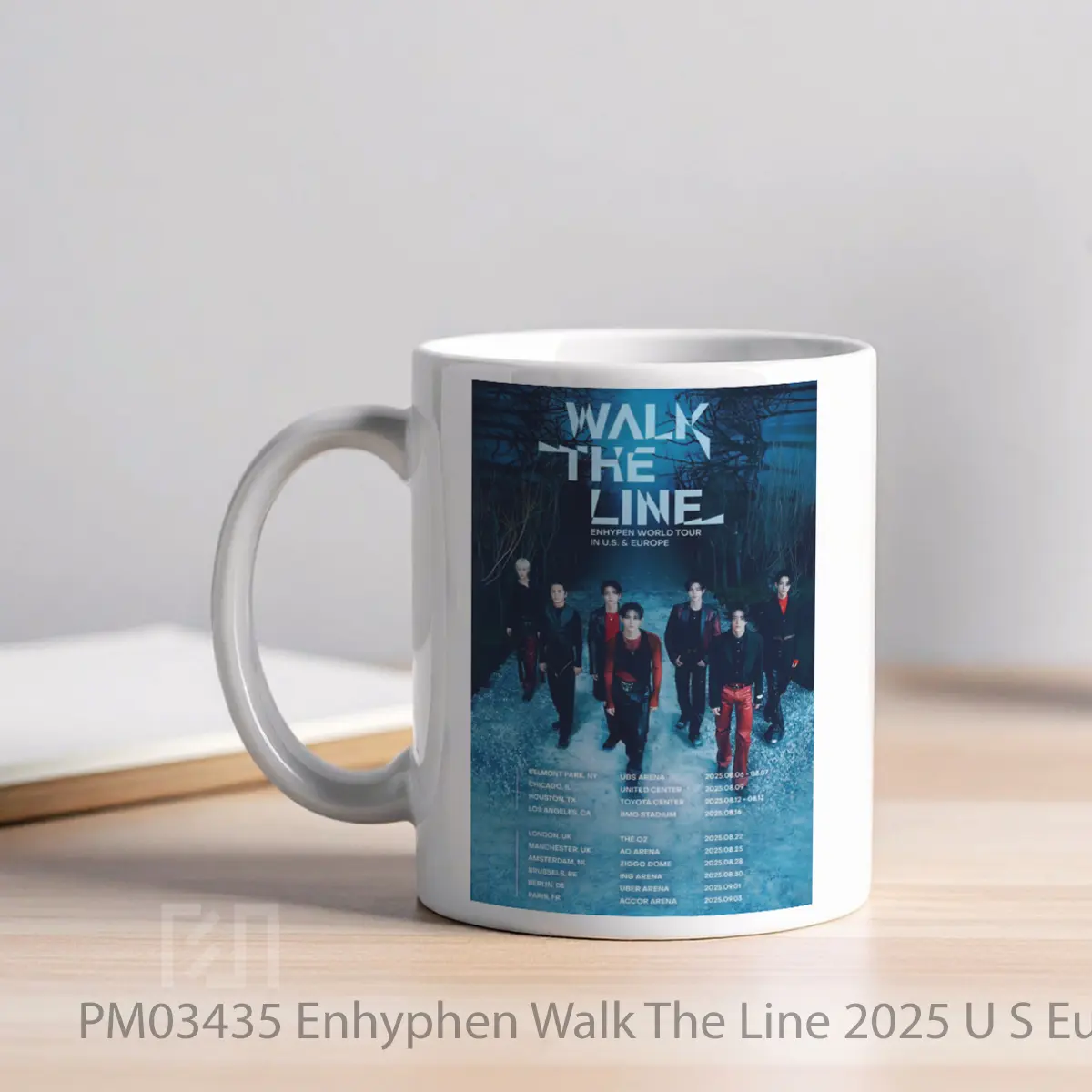 Mug Enhyphen Walk The Line 2025 U S Europe MPM03435 - All-side / Desain