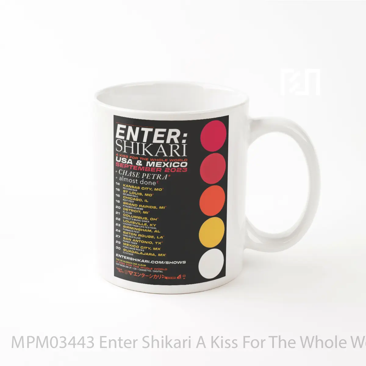 Mug Enter Shikari A Kiss For The Whole World 2023 Nort MPM03443