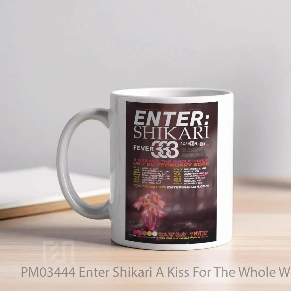 Mug Enter Shikari A Kiss For The Whole World Tour 2023 MPM03444 - All-side / Desain