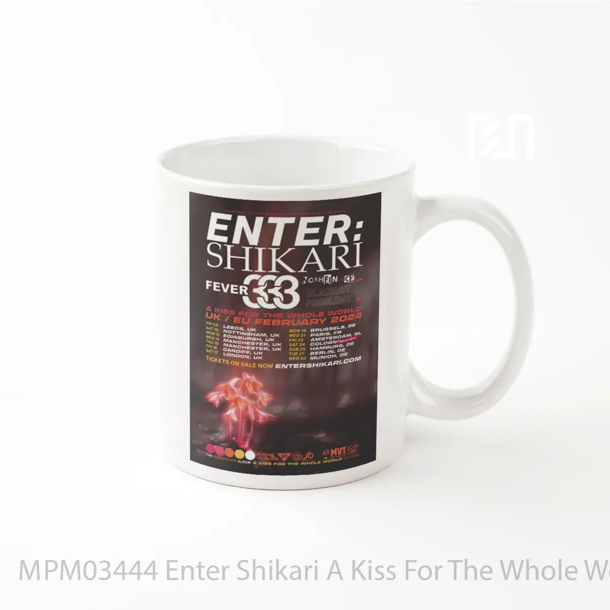 Mug Enter Shikari A Kiss For The Whole World Tour 2023 MPM03444