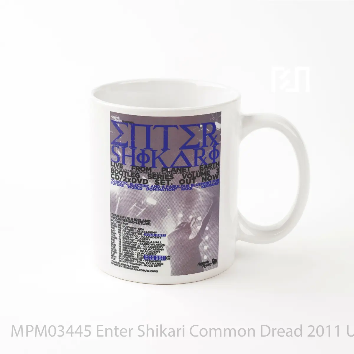Mug Enter Shikari Common Dread 2011 Uk Tour MPM03445