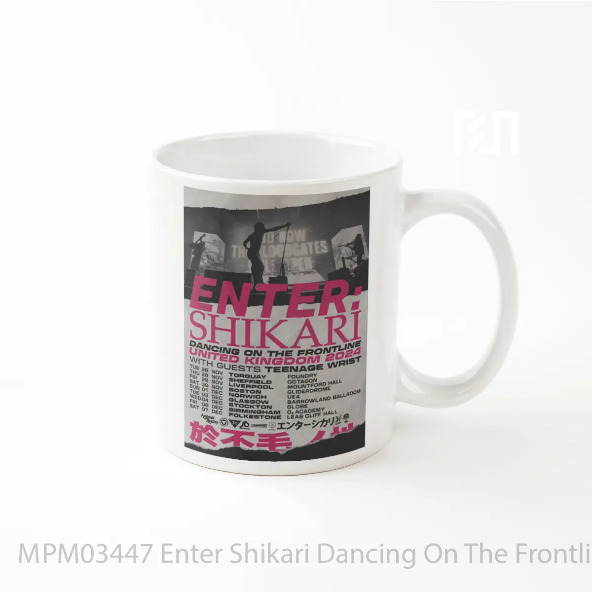 Mug Enter Shikari Dancing On The Frontline Uk Tour 2024 MPM03447