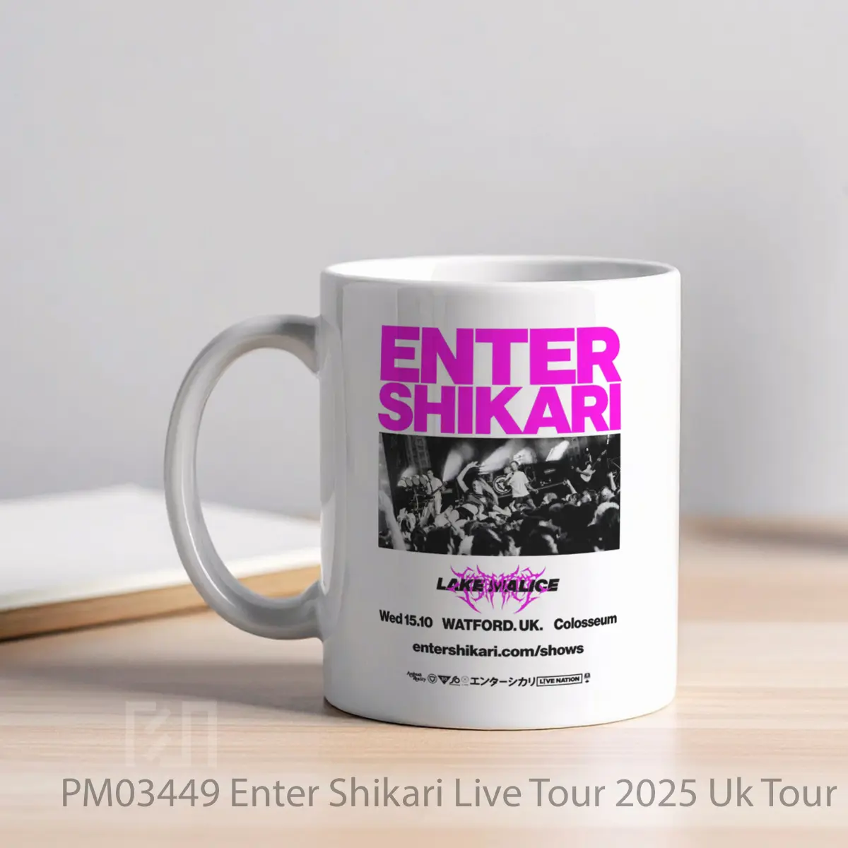 Mug Enter Shikari Live Tour 2025 Uk Tour MPM03449 - All-side / Desain