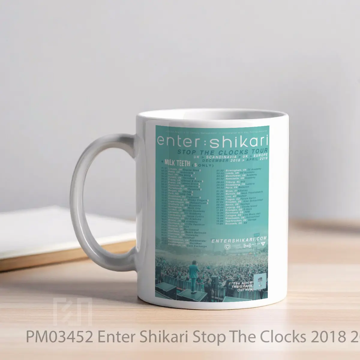 Mug Enter Shikari Stop The Clocks 2018 2019 Tour MPM03452 - All-side / Desain