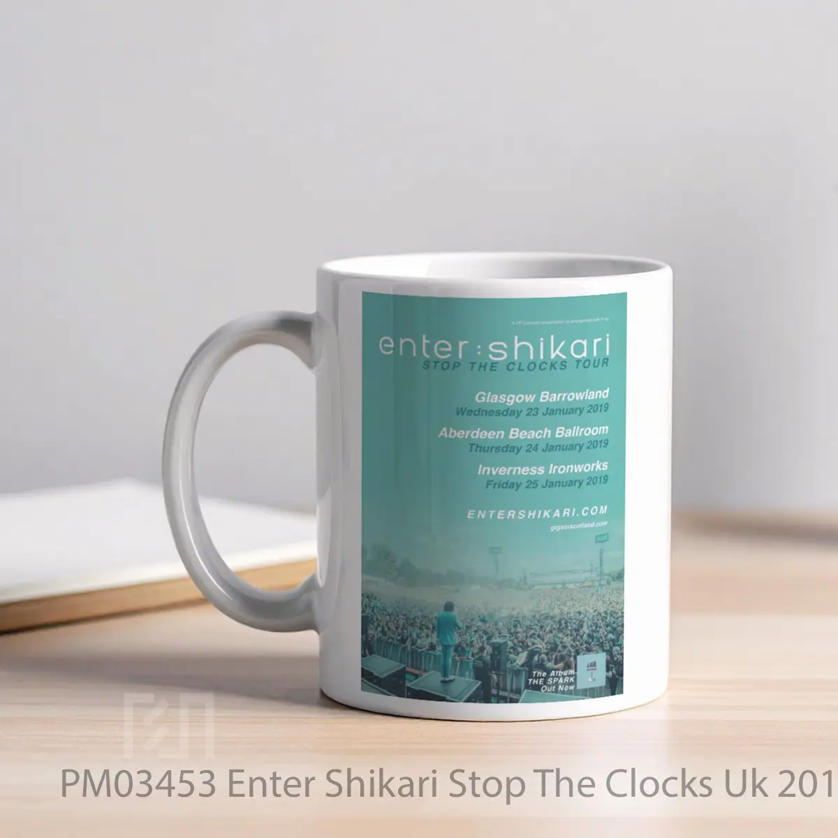 Mug Enter Shikari Stop The Clocks Uk 2019 Tour MPM03453 - All-side / Desain