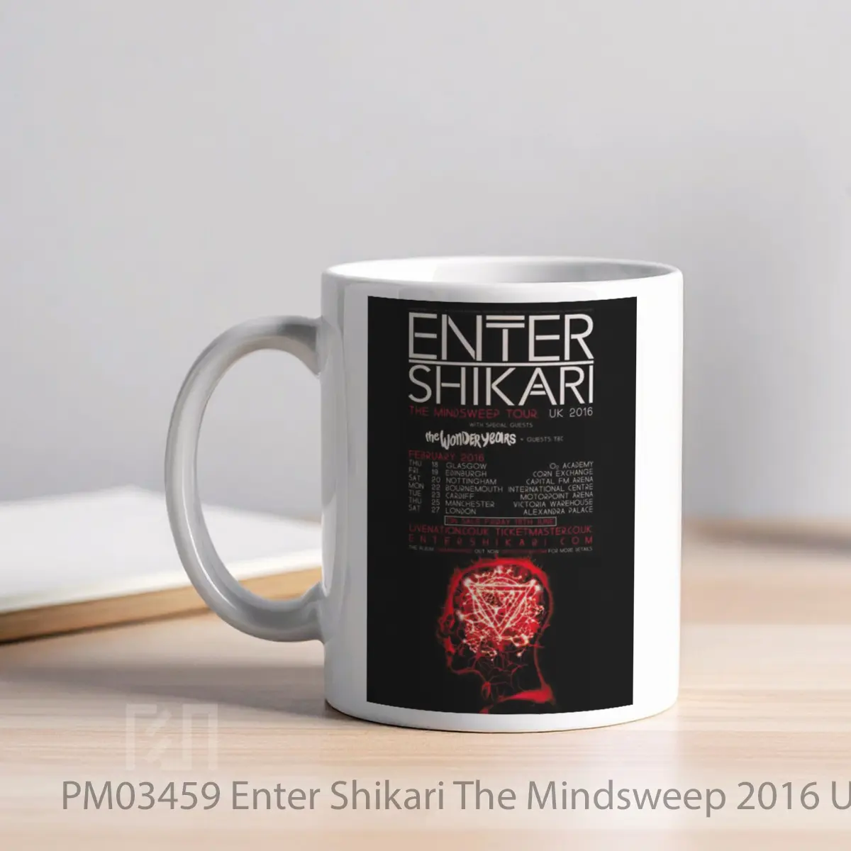 Mug Enter Shikari The Mindsweep 2016 Uk Tour Print MPM03459 - All-side / Desain