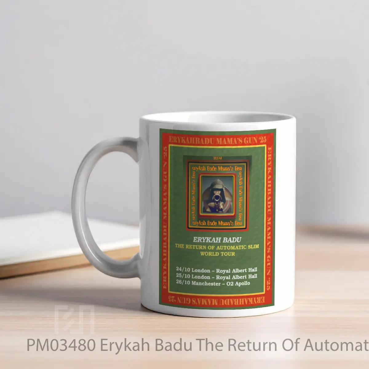 Mug Erykah Badu The Return Of Automatic Slim 2025 Uk Tour MPM03480 - All-side / Desain