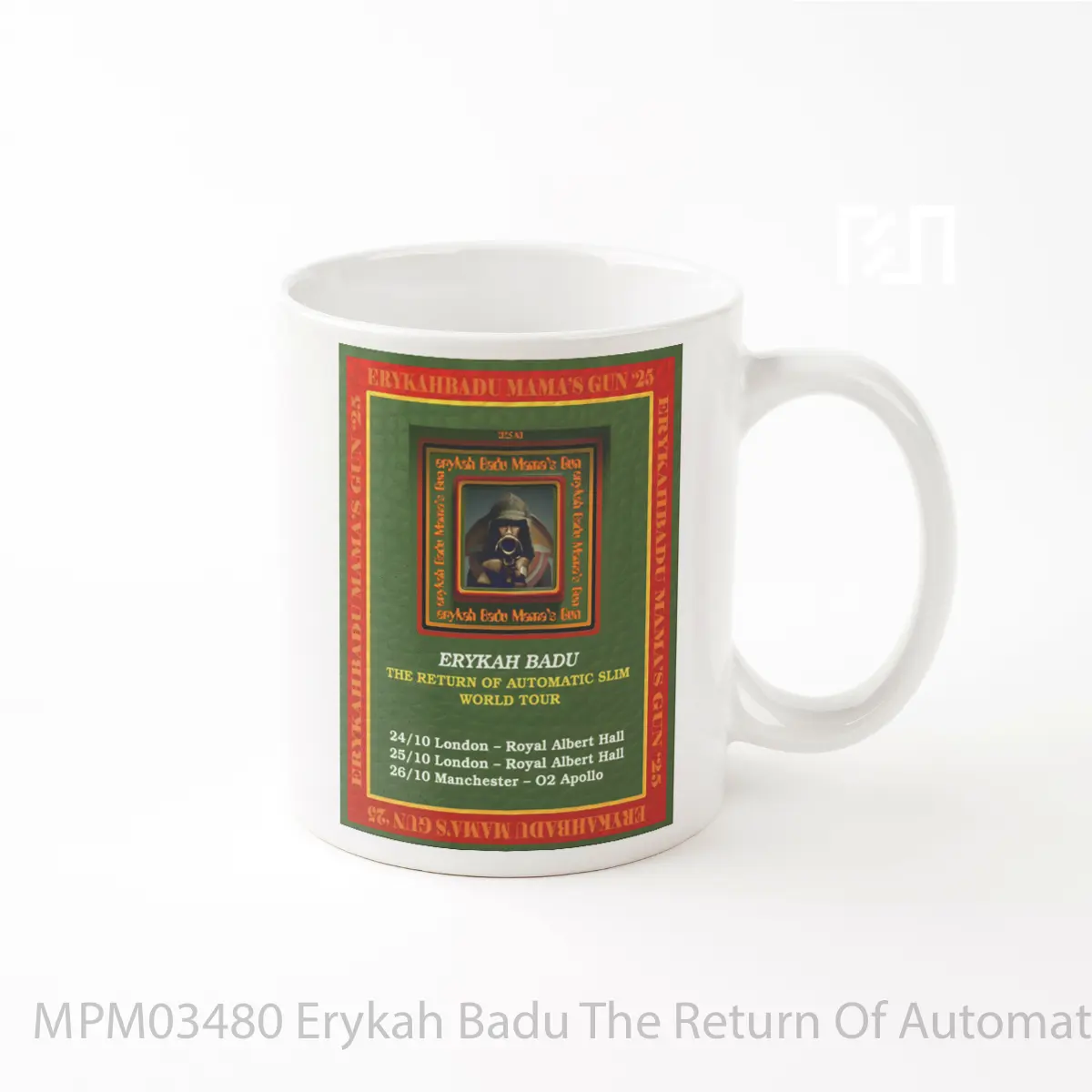 Mug Erykah Badu The Return Of Automatic Slim 2025 Uk Tour MPM03480
