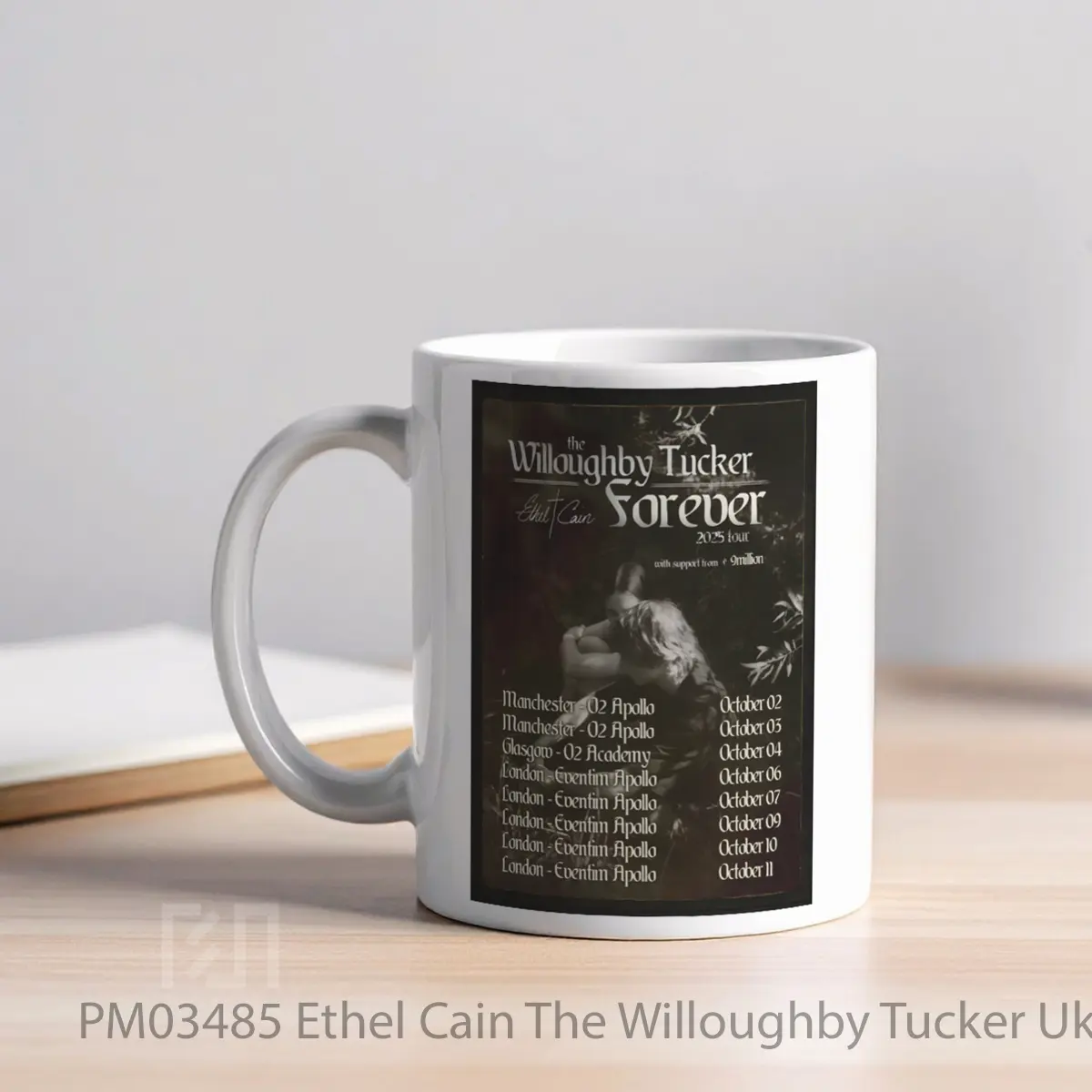 Mug Ethel Cain The Willoughby Tucker Uk Tour 2025 Manchester MPM03485 - All-side / Desain
