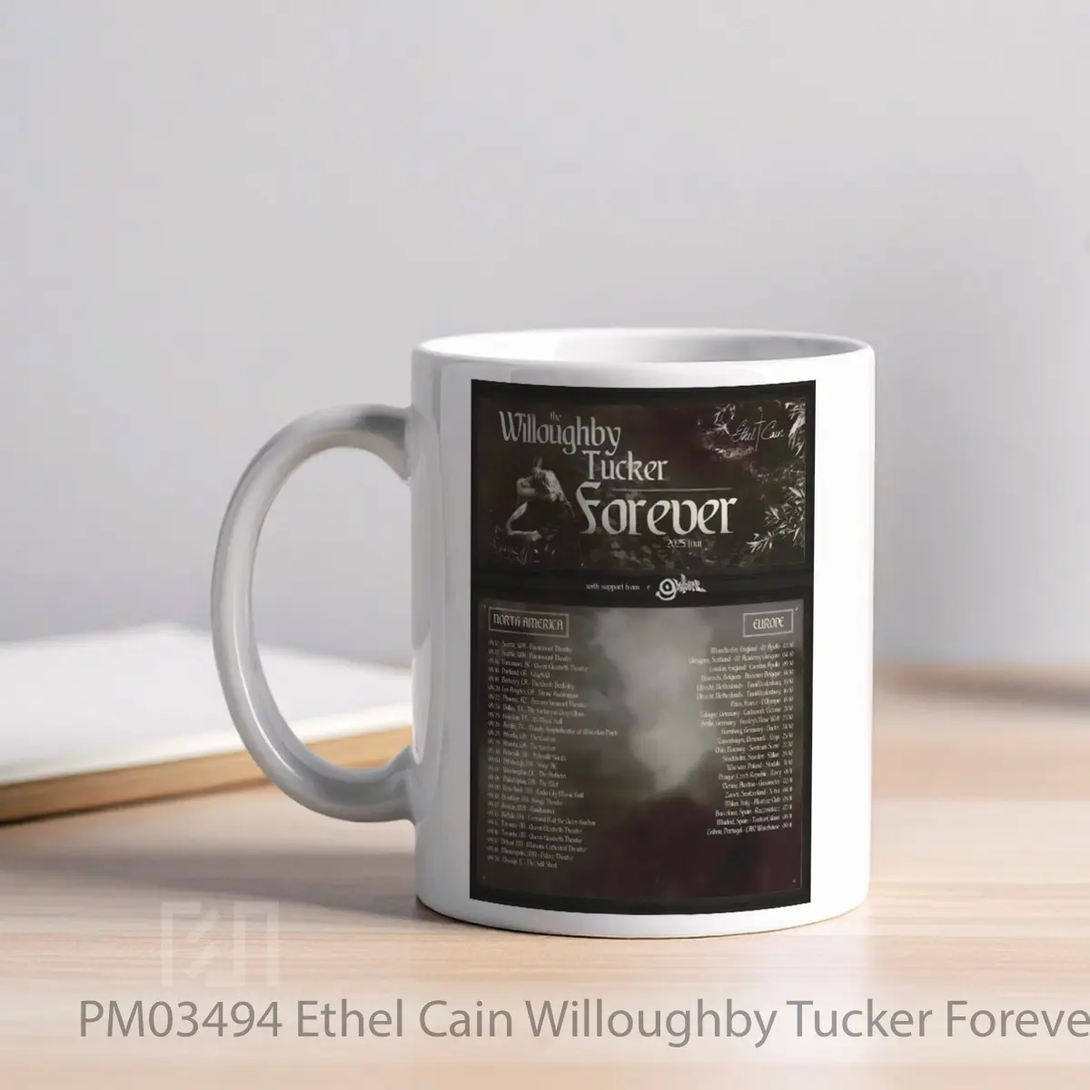 Mug Ethel Cain Willoughby Tucker Forever World Tour 2025 MPM03494 - All-side / Desain