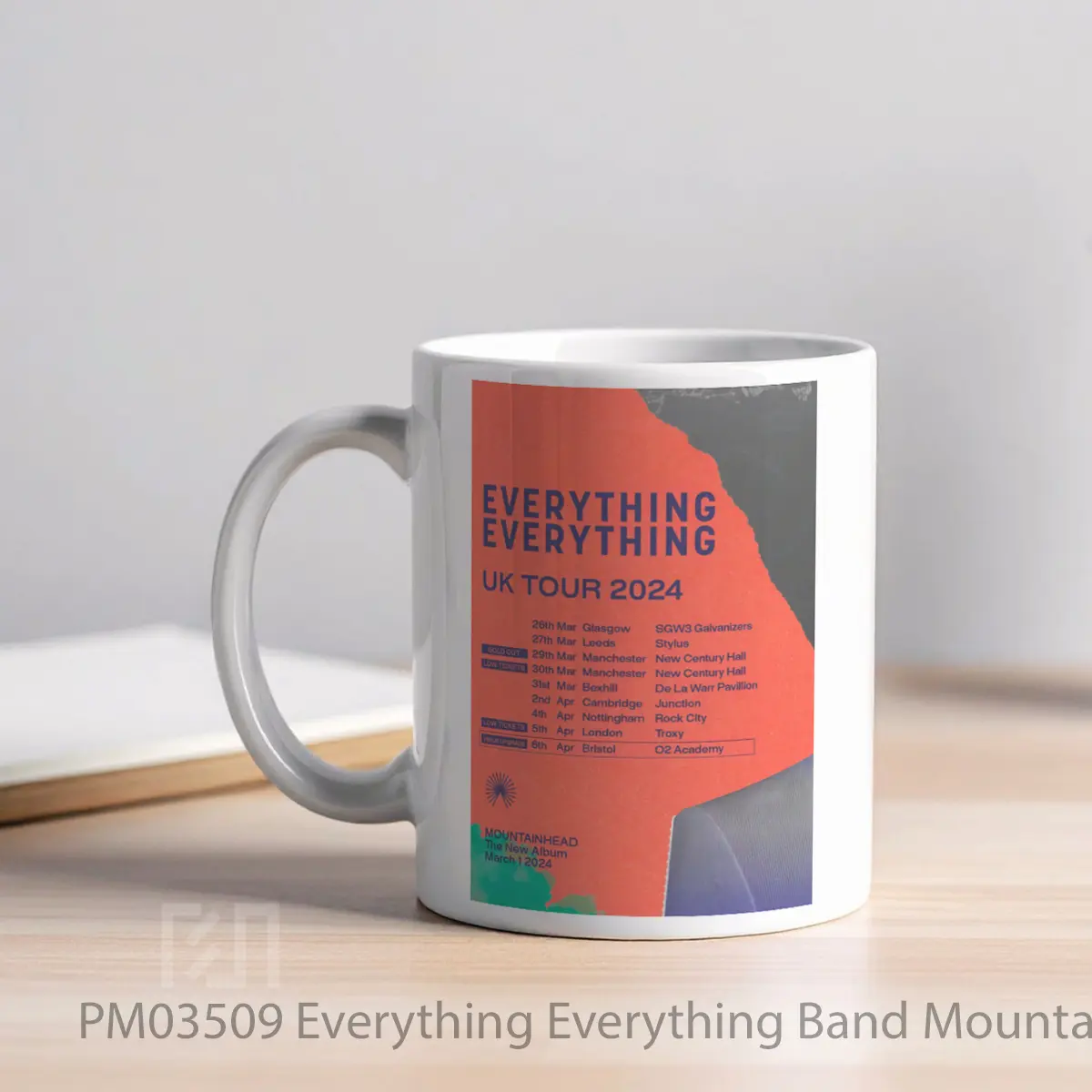Mug Everything Everything Band Mountainhead 2024 Uk MPM03509 - All-side / Desain