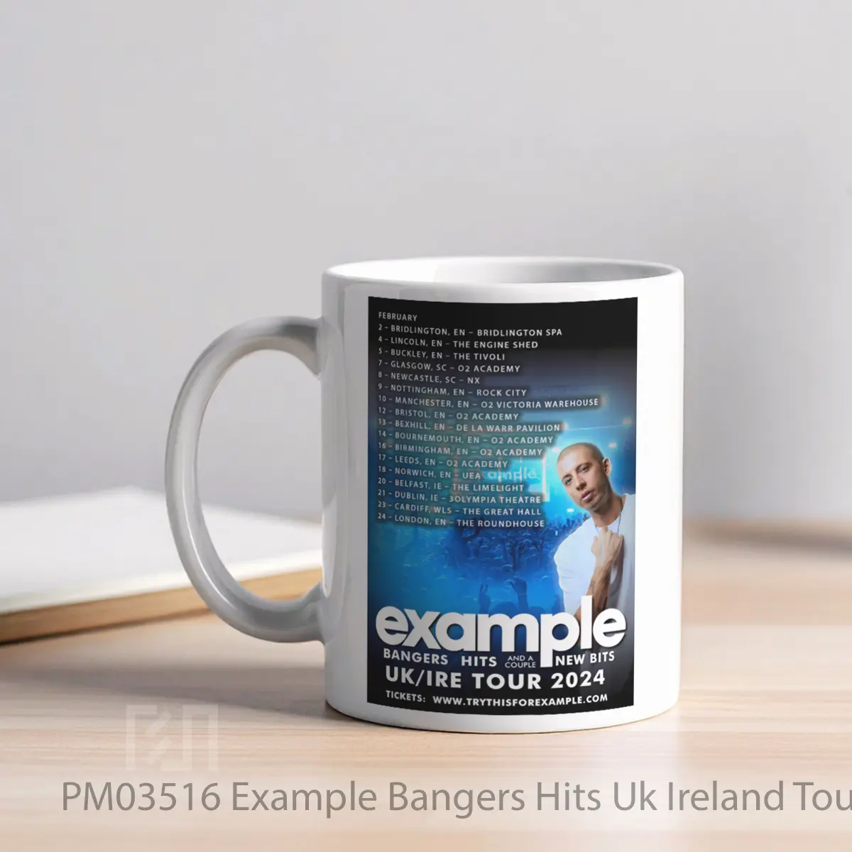 Mug Example Bangers Hits Uk Ireland Tour 2024 MPM03516 - All-side / Desain