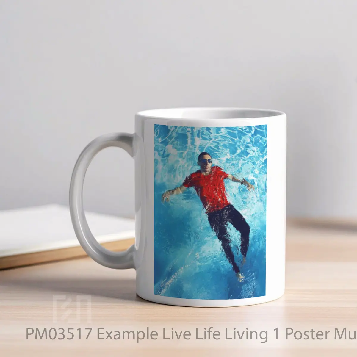 Mug Example Live Life Living 1 MPM03517 - All-side / Desain
