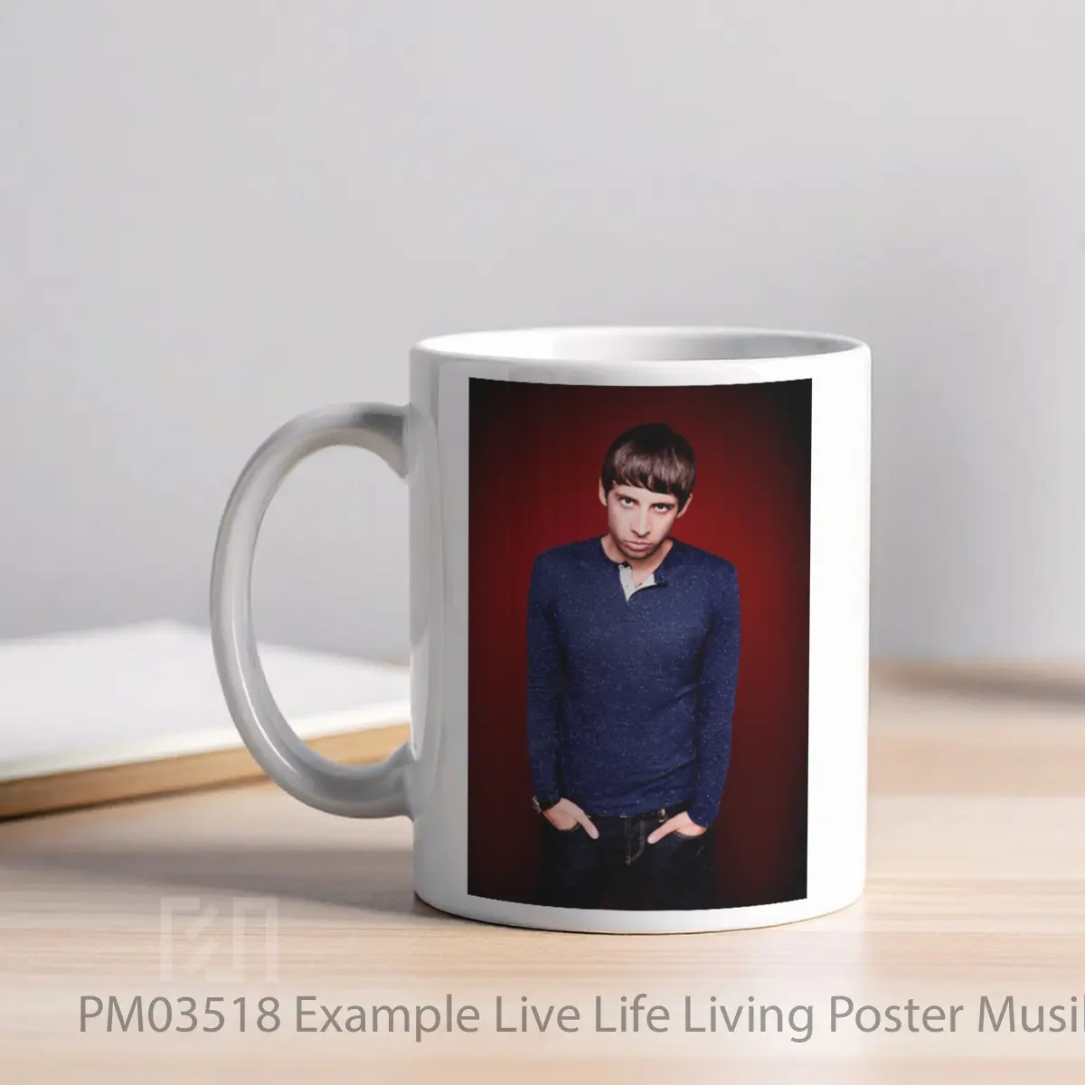 Mug Example Live Life Living MPM03518 - All-side / Desain