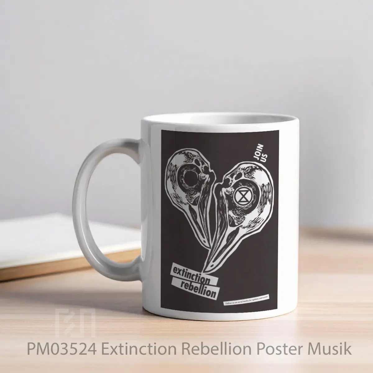 Mug Extinction Rebellion MPM03524 - All-side / Desain