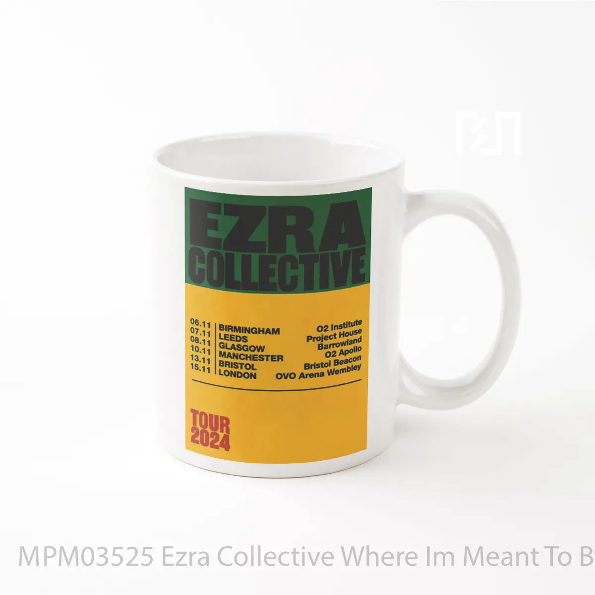 Mug Ezra Collective Where Im Meant To Be Uk Tour 2024 MPM03525