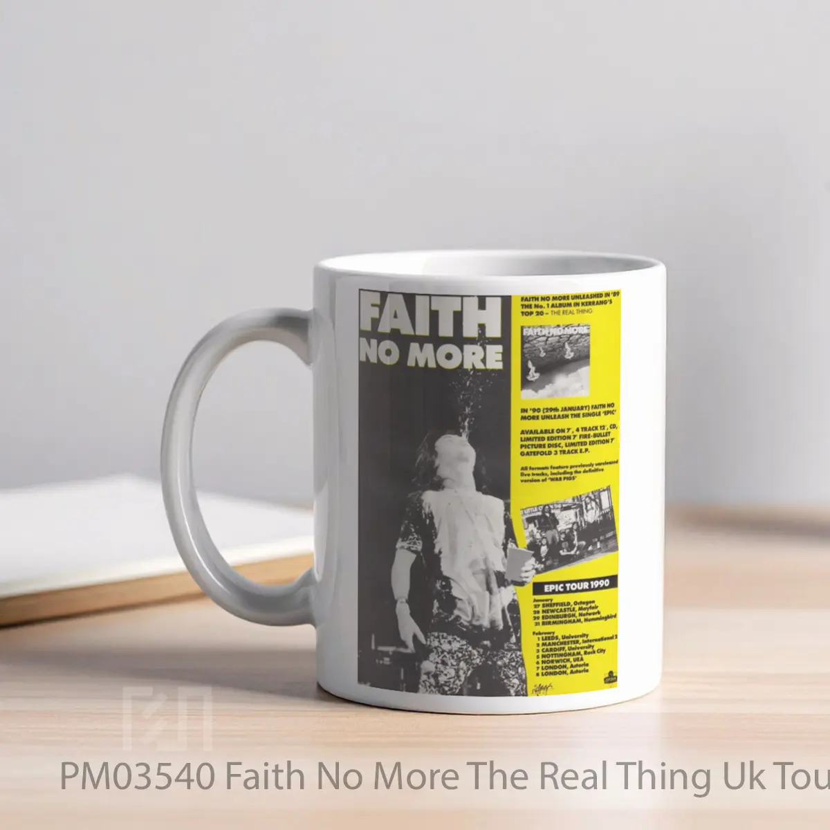Mug Faith No More The Real Thing Uk Tour 1989 MPM03540 - All-side / Desain