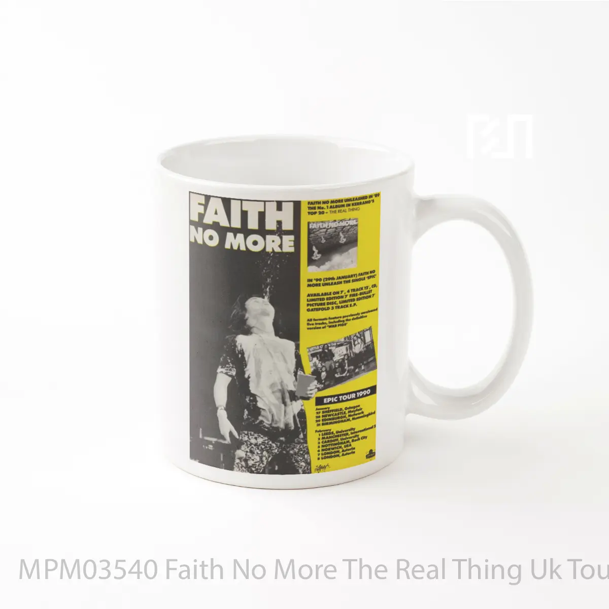 Mug Faith No More The Real Thing Uk Tour 1989 MPM03540