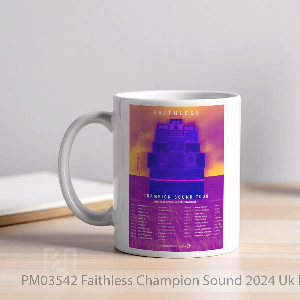 Mug Faithless Champion Sound 2024 Uk Europe Tour Pos MPM03542 - All-side / Desain