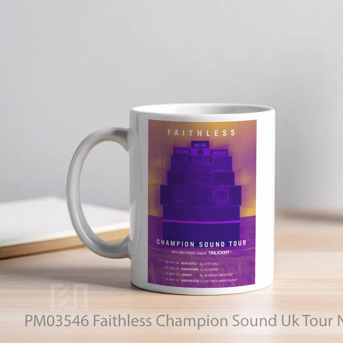 Mug Faithless Champion Sound Uk Tour November 2024 MPM03546 - All-side / Desain