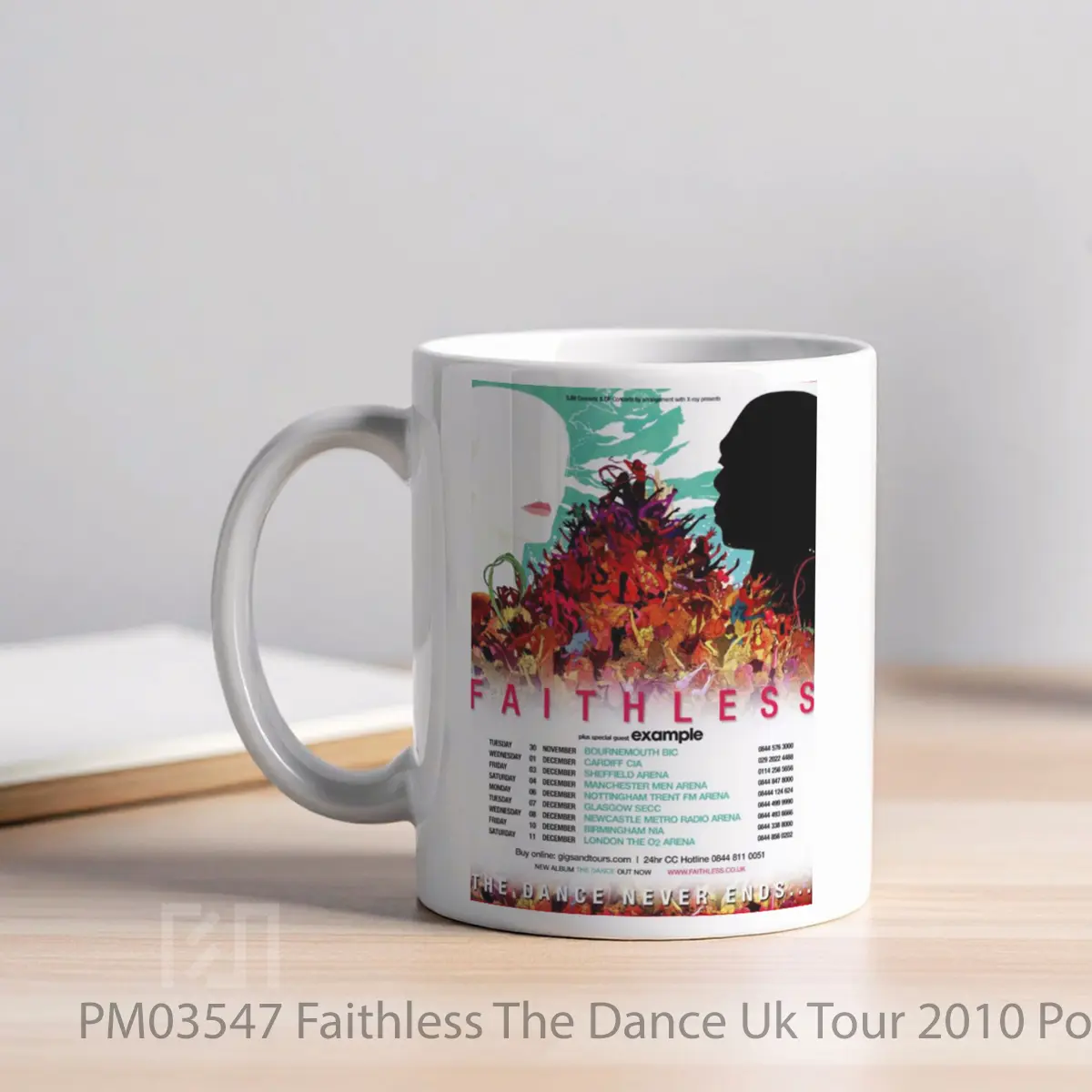 Mug Faithless The Dance Uk Tour 2010 MPM03547 - All-side / Desain