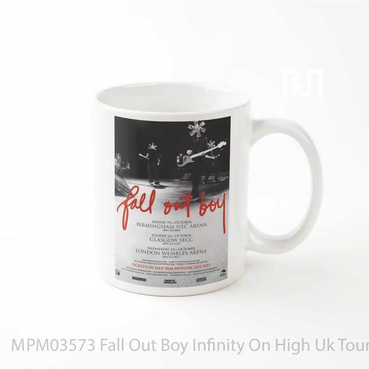 Mug Fall Out Boy Infinity On High Uk Tour 2008 MPM03573