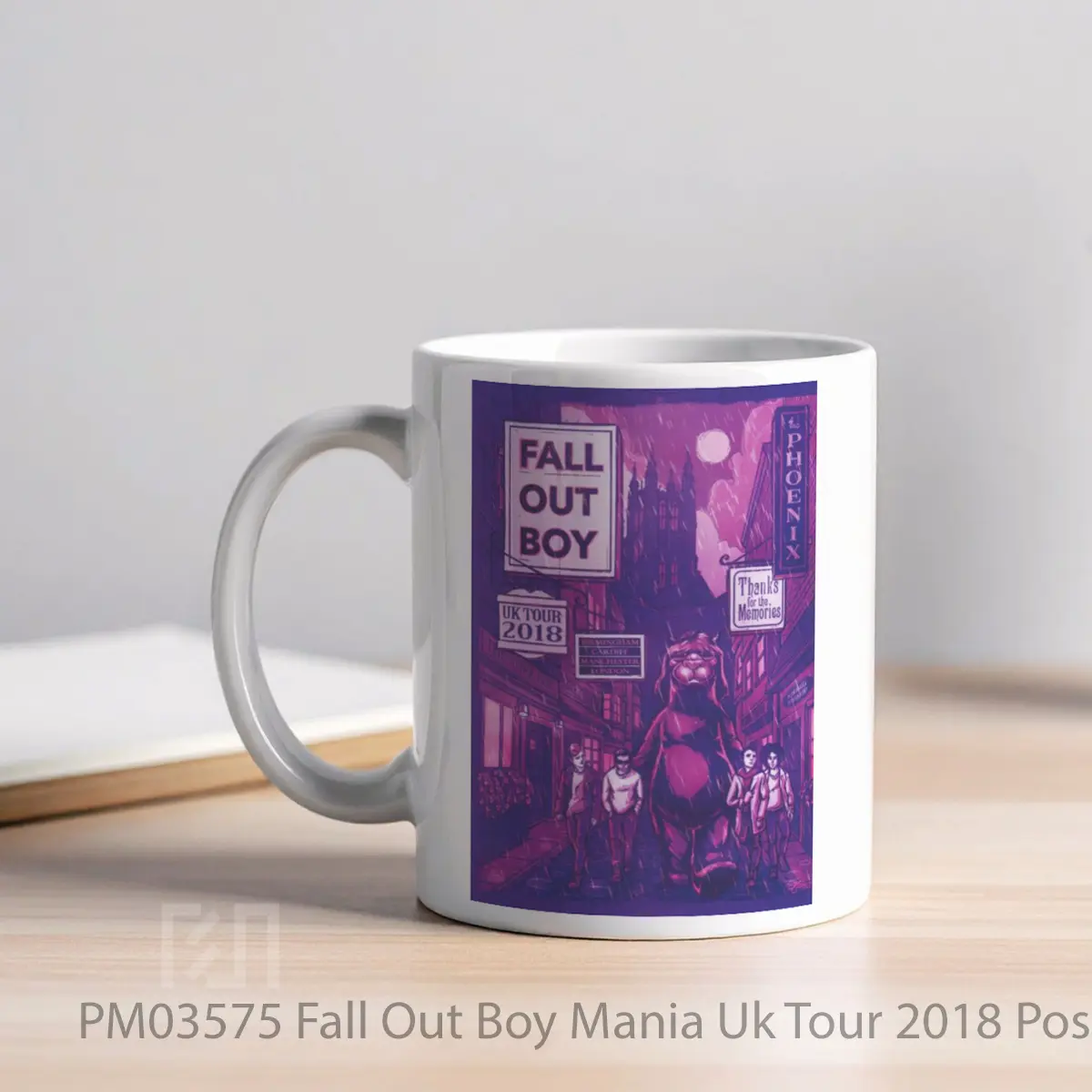 Mug Fall Out Boy Mania Uk Tour 2018 MPM03575 - All-side / Desain