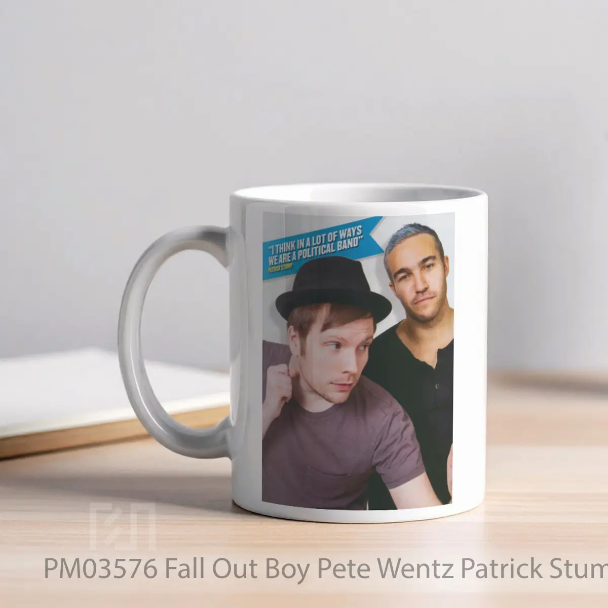 Mug Fall Out Boy Pete Wentz Patrick Stump MPM03576 - All-side / Desain