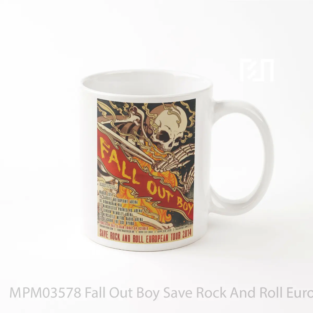 Mug Fall Out Boy Save Rock And Roll European Uk Tour 2014 MPM03578