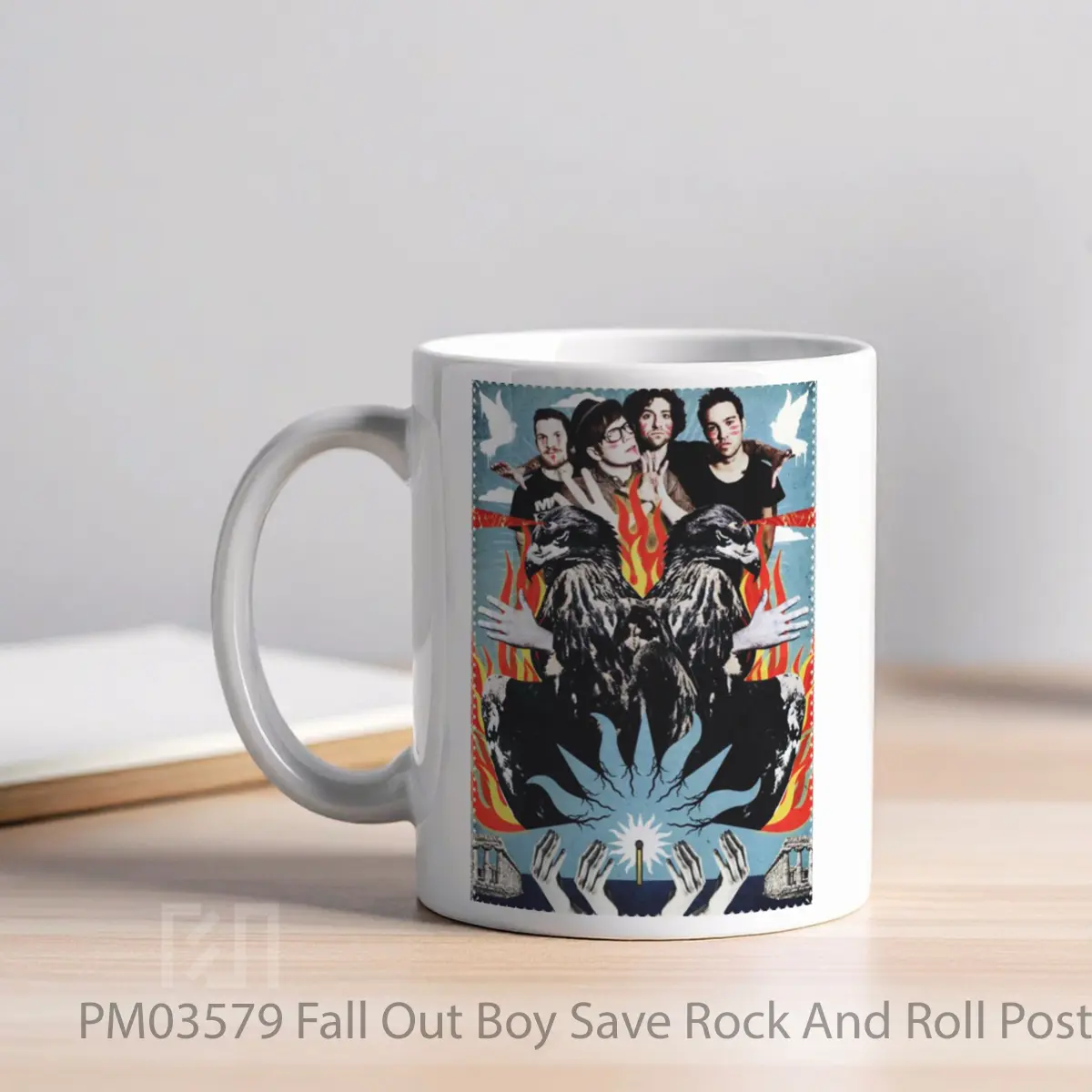 Mug Fall Out Boy Save Rock And Roll MPM03579 - All-side / Desain