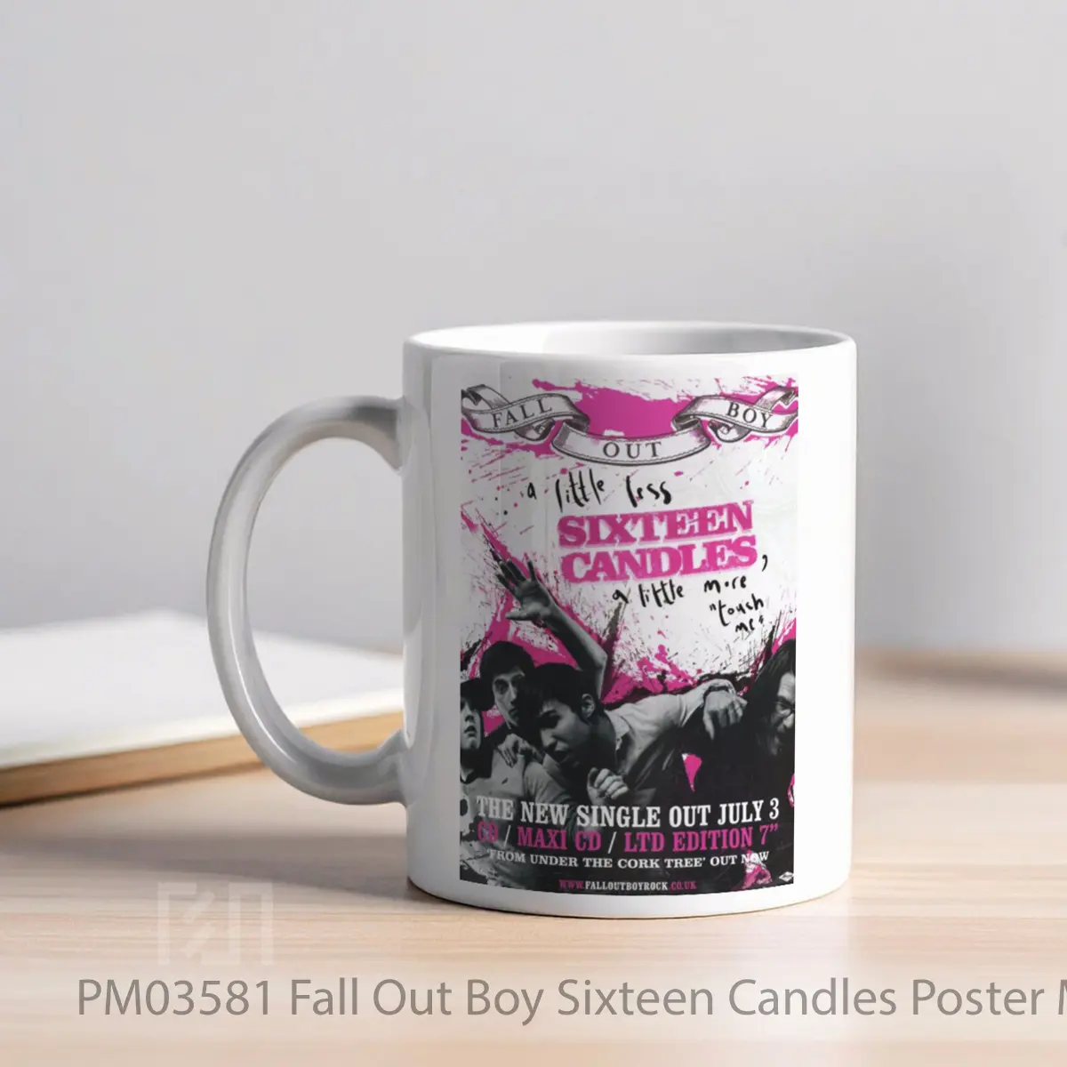 Mug Fall Out Boy Sixteen Candles MPM03581 - All-side / Desain