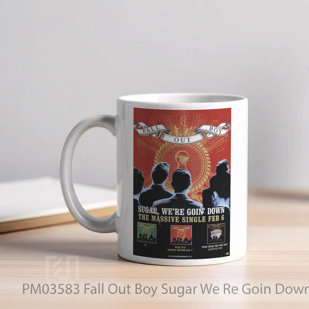 Mug Fall Out Boy Sugar We Re Goin Down MPM03583 - All-side / Desain