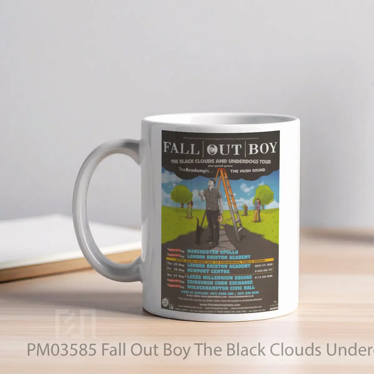 Mug Fall Out Boy The Black Clouds Underdogs 2006 Uk 1 MPM03585 - All-side / Desain