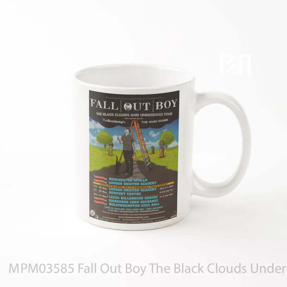 Mug Fall Out Boy The Black Clouds Underdogs 2006 Uk 1 MPM03585