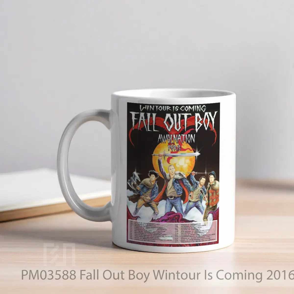 Mug Fall Out Boy Wintour Is Coming 2016 Tour MPM03588 - All-side / Desain