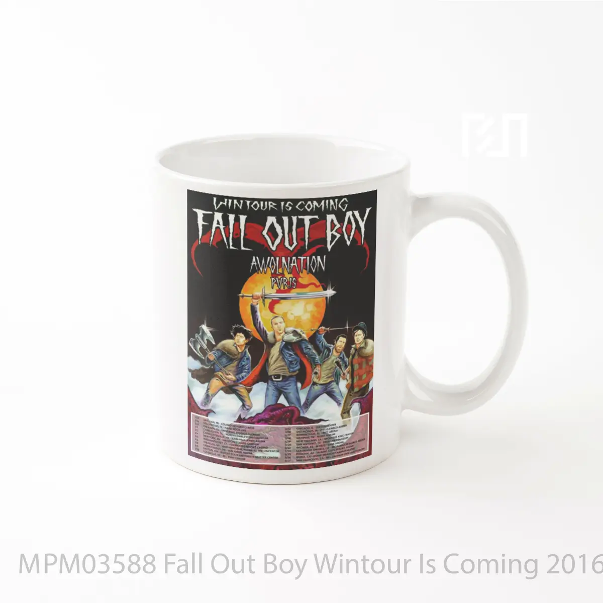 Mug Fall Out Boy Wintour Is Coming 2016 Tour MPM03588