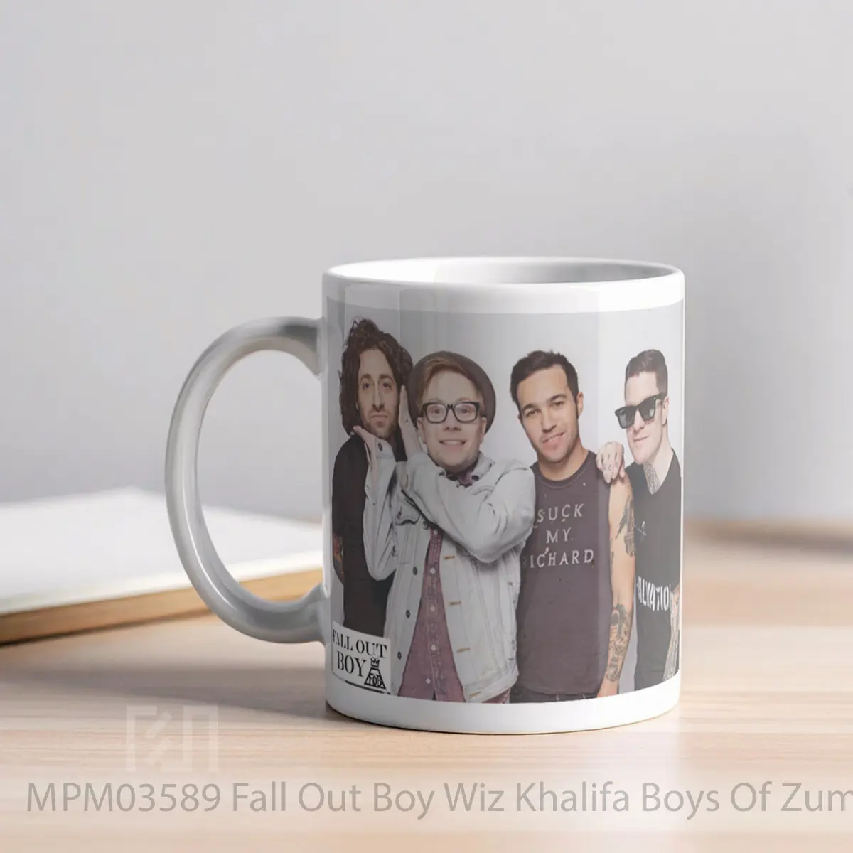 Mug Fall Out Boy Wiz Khalifa Boys Of Zummer 2015 Tou MPM03589 - All-side / Desain
