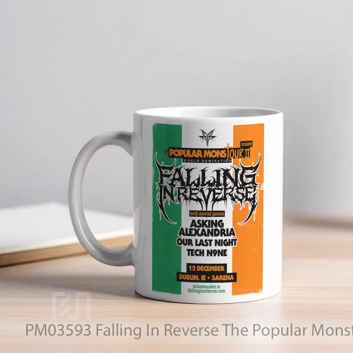 Mug Falling In Reverse The Popular Monstour 2024 Uk To MPM03593 - All-side / Desain