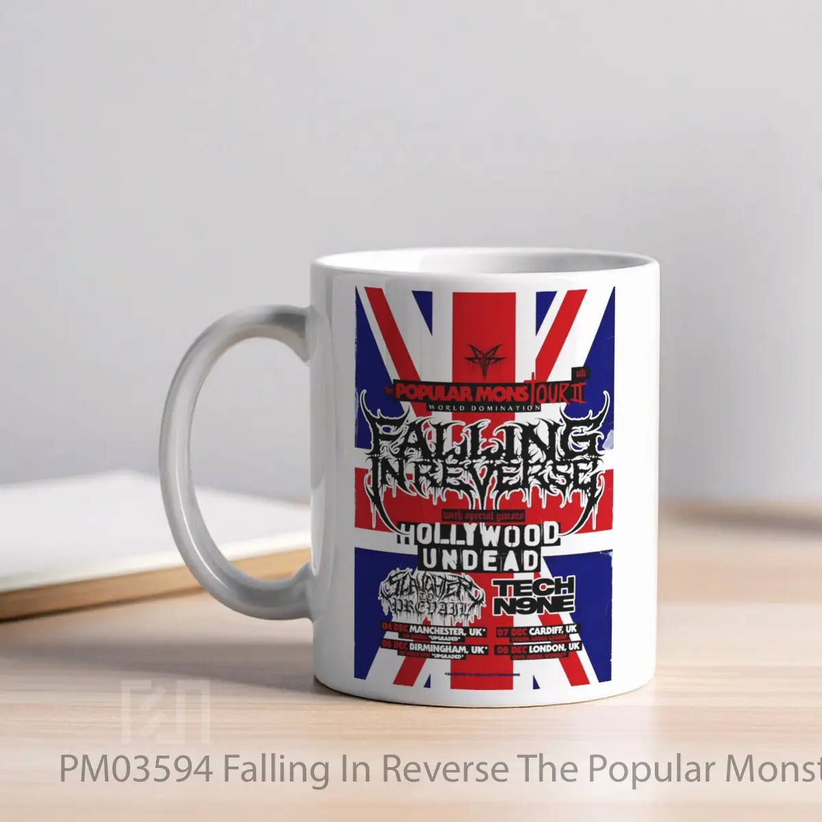 Mug Falling In Reverse The Popular Monstour Uk Arena Tour 2024 MPM03594 - All-side / Desain