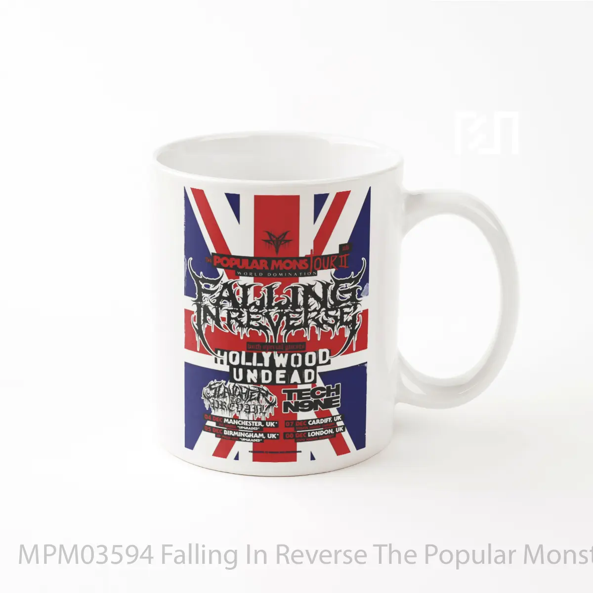 Mug Falling In Reverse The Popular Monstour Uk Arena Tour 2024 MPM03594