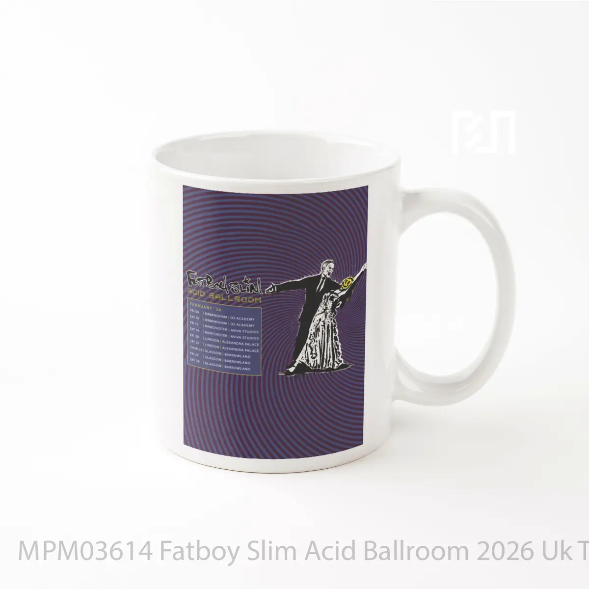 Mug Fatboy Slim Acid Ballroom 2026 Uk Tour MPM03614