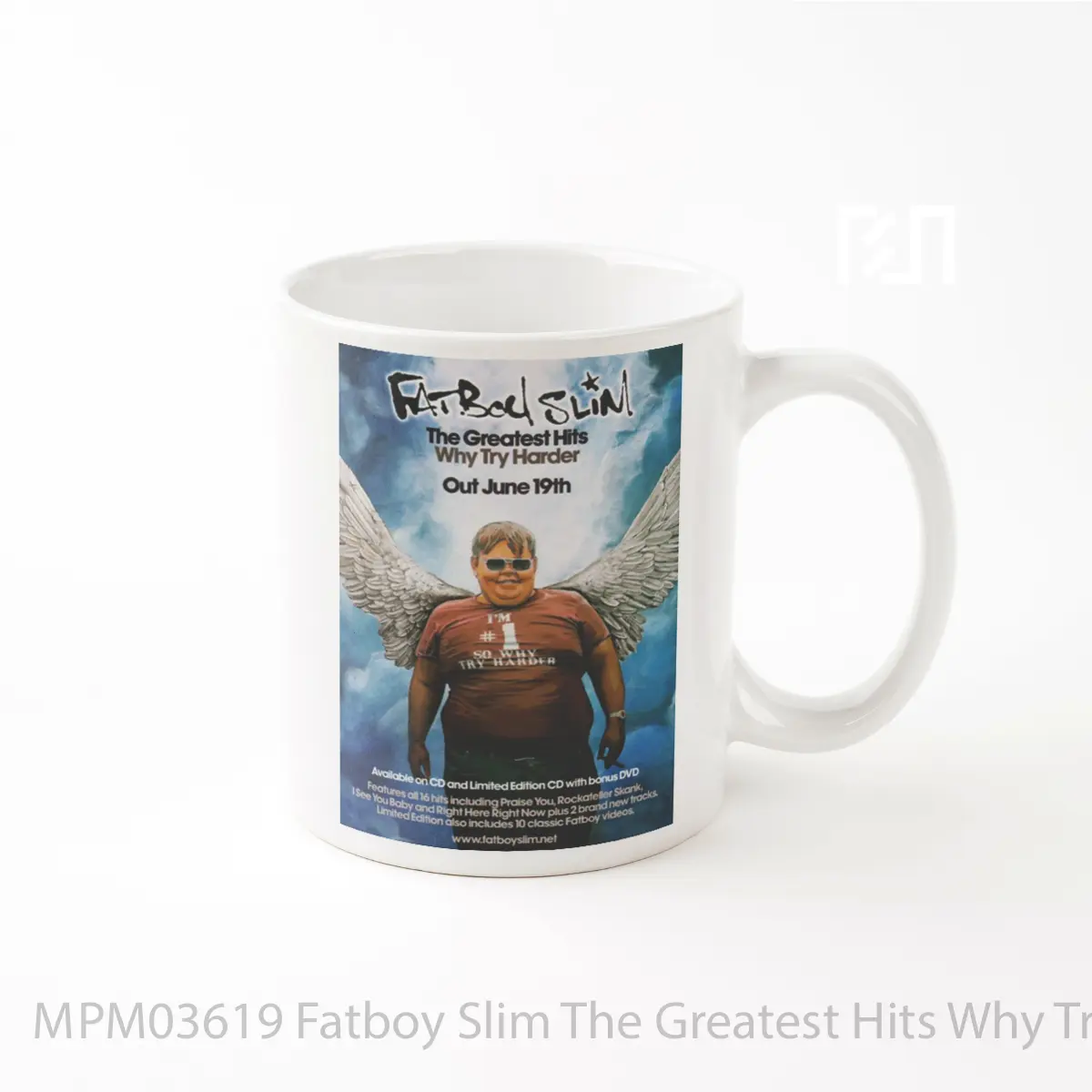 Mug Fatboy Slim The Greatest Hits Why Try Harder MPM03619